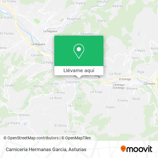 Mapa Carniceria Hermanas Garcia