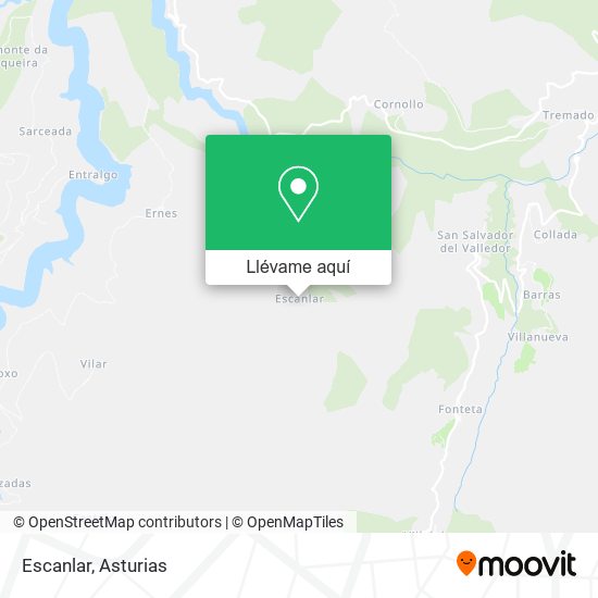 Mapa Escanlar (San Pedro De Ernes)