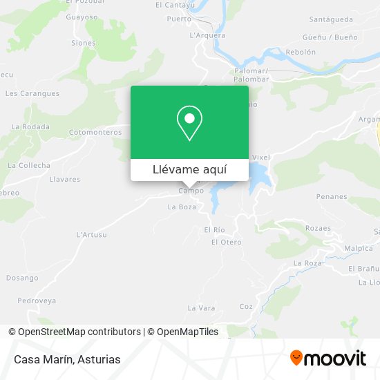 Mapa Casa Marín