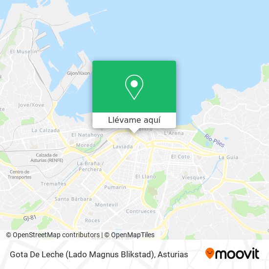 Mapa Gota De Leche (Lado Magnus Blikstad)