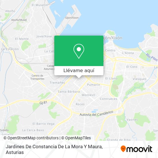 Mapa Jardines De Constancia De La Mora Y Maura