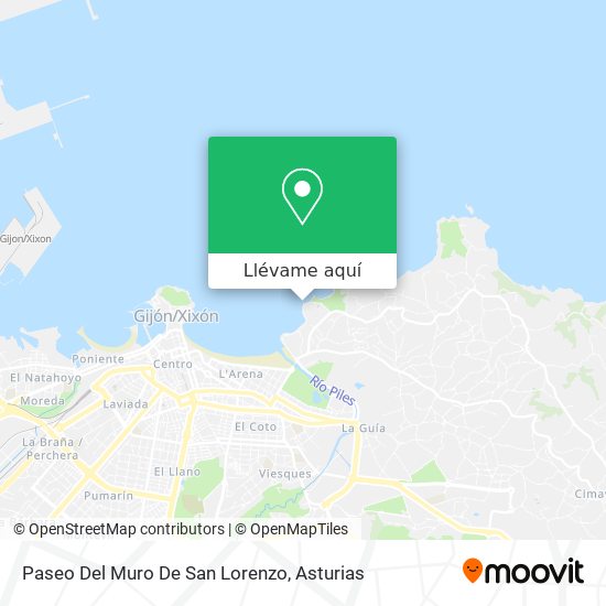 Mapa Paseo Del Muro De San Lorenzo