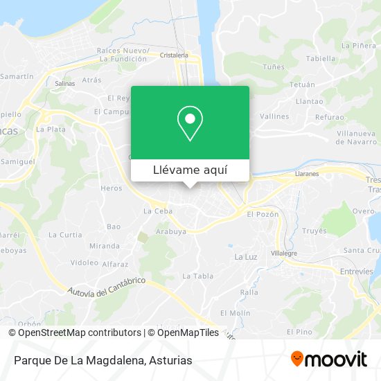 Mapa Parque De La Magdalena