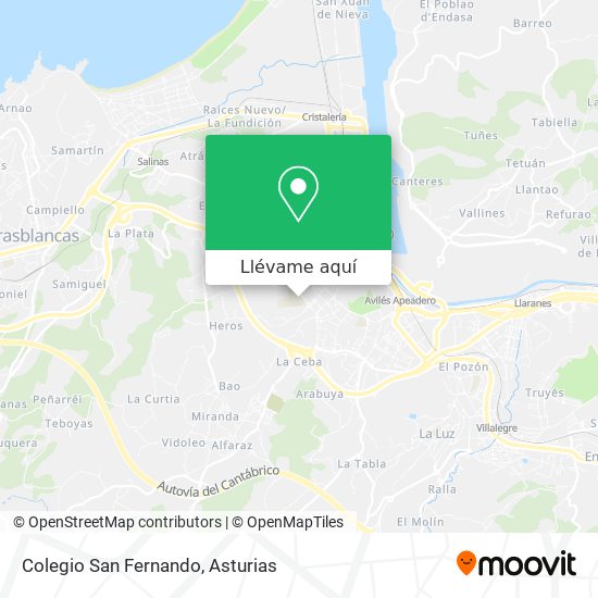 Mapa Colegio San Fernando
