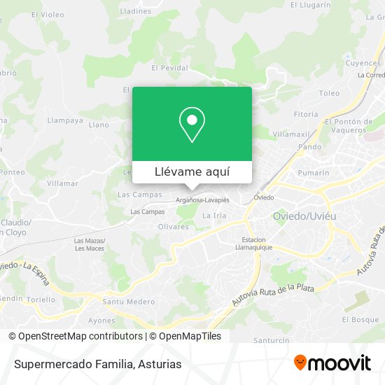 Mapa Supermercado Familia