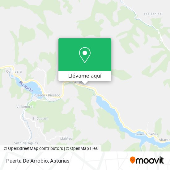 Mapa Puerta De Arrobio