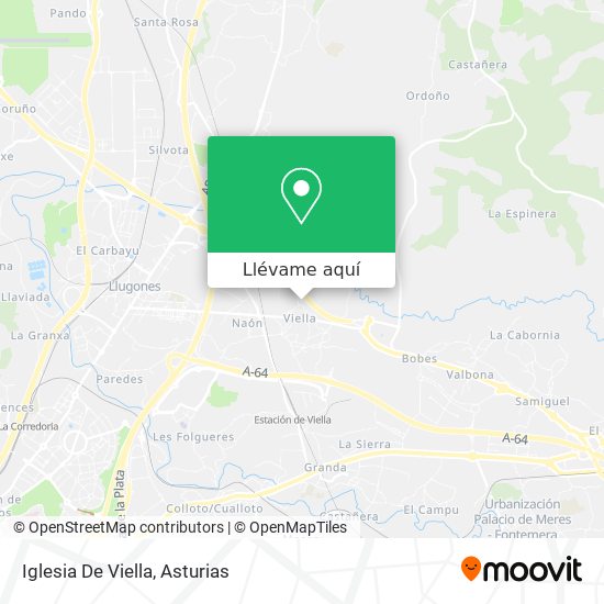 Mapa Iglesia De Viella