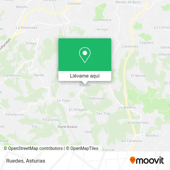 Mapa Ruedes
