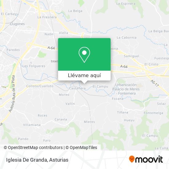 Mapa Iglesia De Granda