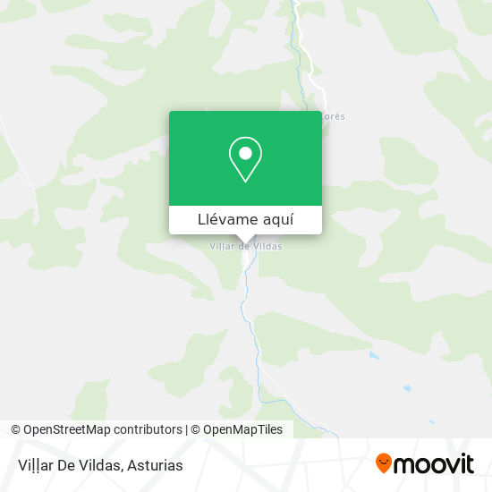 Mapa Viḷḷar De Vildas