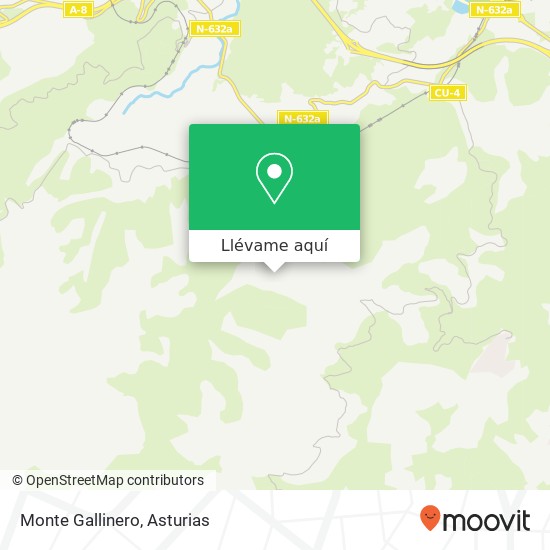Mapa Monte Gallinero