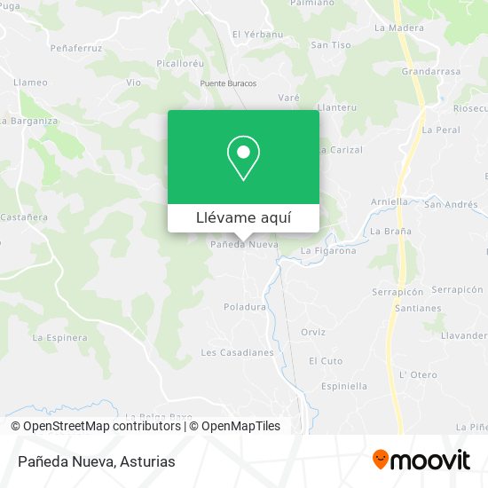Mapa Pañeda Nueva