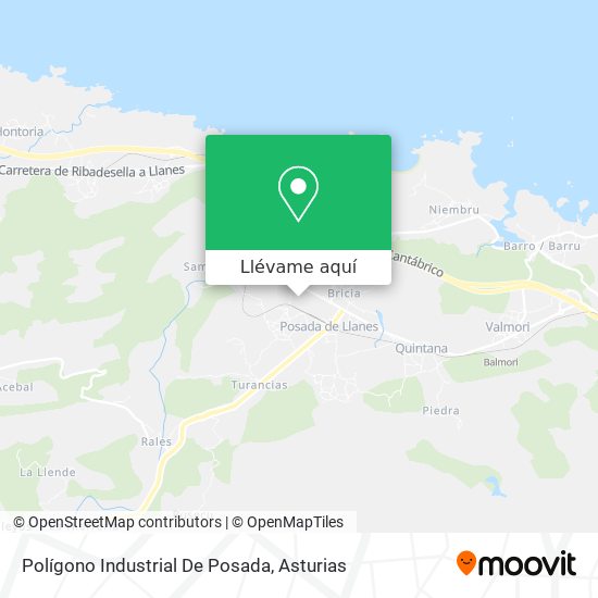 Mapa Polígono Industrial De Posada