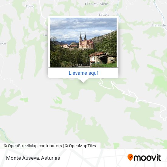 Mapa Monte Auseva