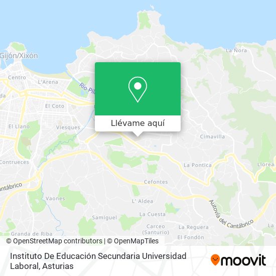 Mapa Instituto De Educación Secundaria Universidad Laboral