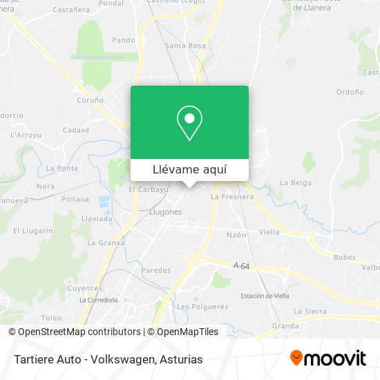 Mapa Tartiere Auto - Volkswagen