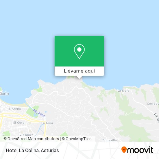 Mapa Hotel La Colina