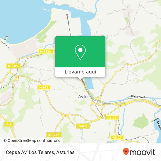 Mapa Cepsa Av. Los Telares