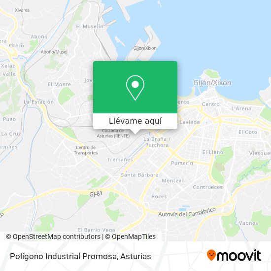 Mapa Polígono Industrial Promosa