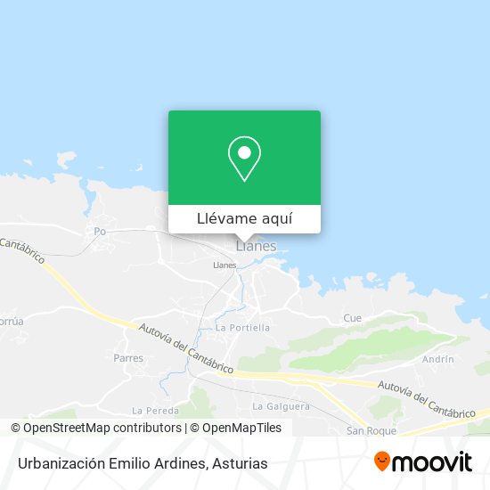 Mapa Urbanización Emilio Ardines