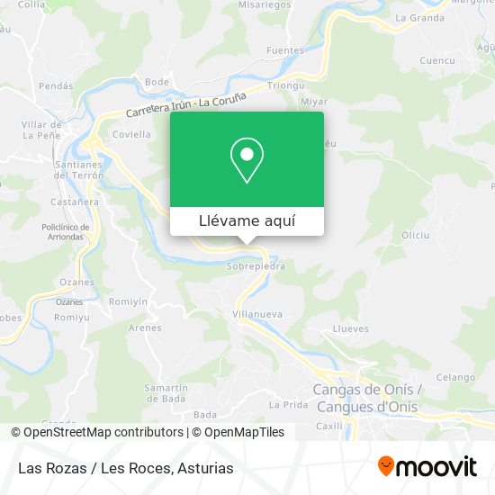 Mapa Las Rozas / Les Roces