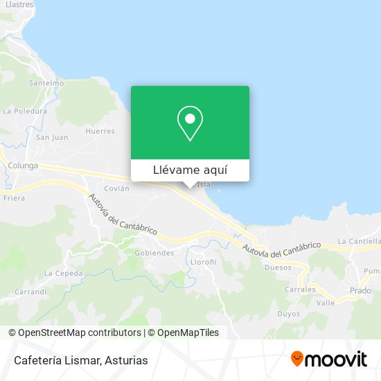 Mapa Cafetería Lismar