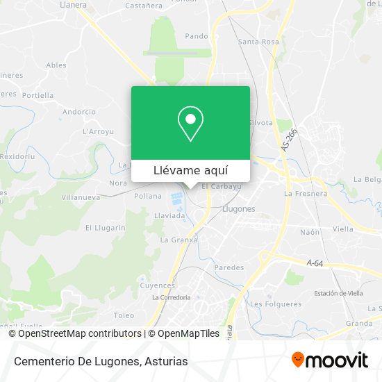 Mapa Cementerio De Lugones