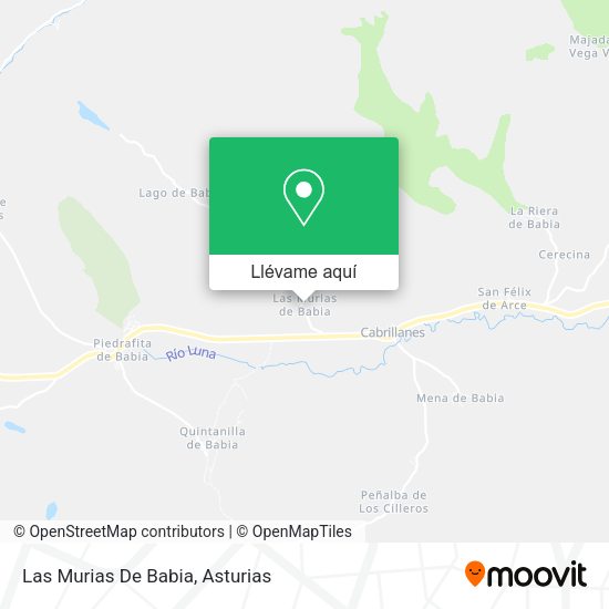 Mapa Las Murias De Babia