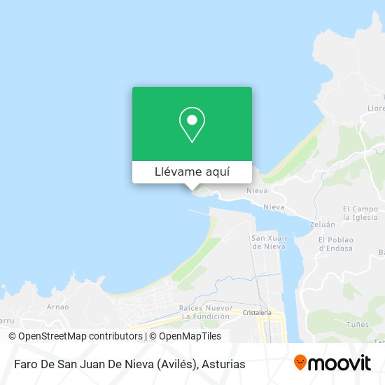 Mapa Faro De San Juan De Nieva (Avilés)