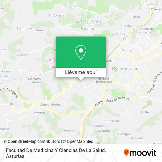 Mapa Facultad De Medicina Y Ciencias De La Salud