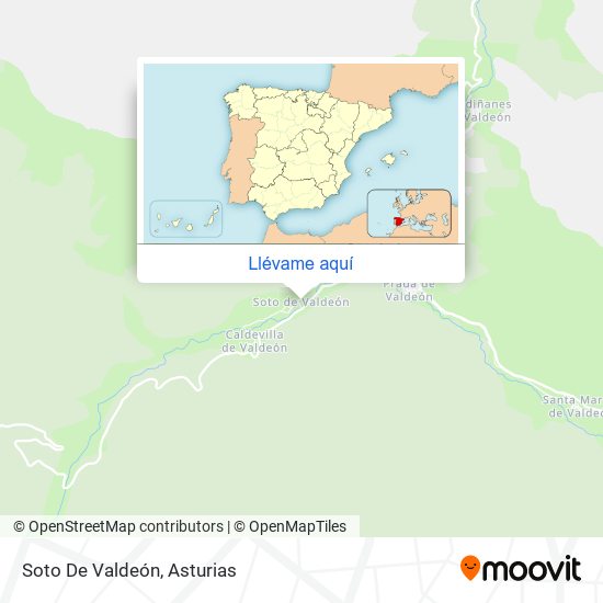Mapa Soto De Valdeón
