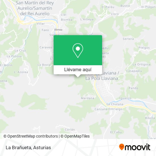 Mapa La Brañueta
