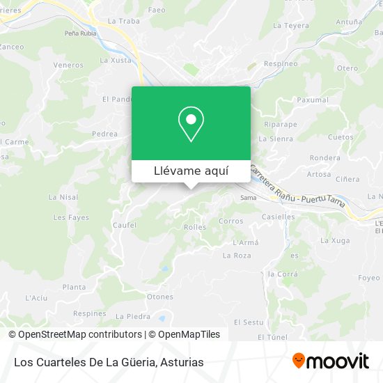 Mapa Los Cuarteles De La Güeria