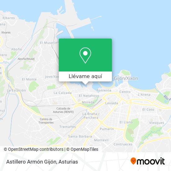 Mapa Astillero Armón Gijón