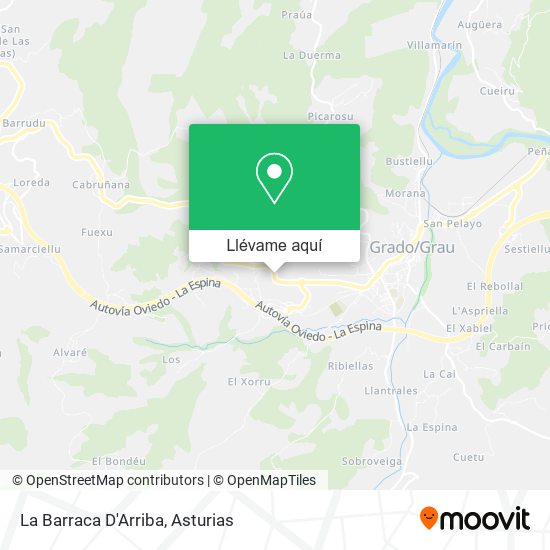 Mapa La Barraca D'Arriba