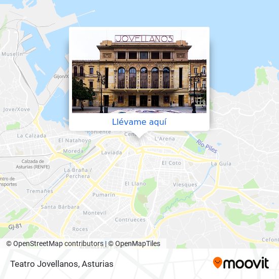 Mapa Teatro Jovellanos