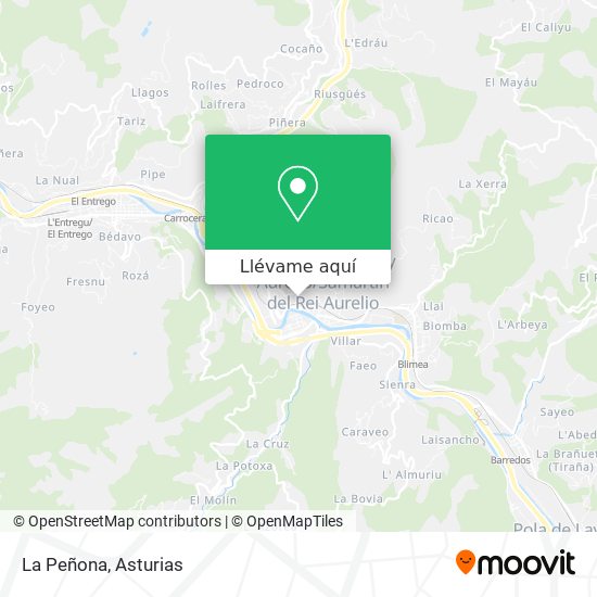 Mapa La Peñona