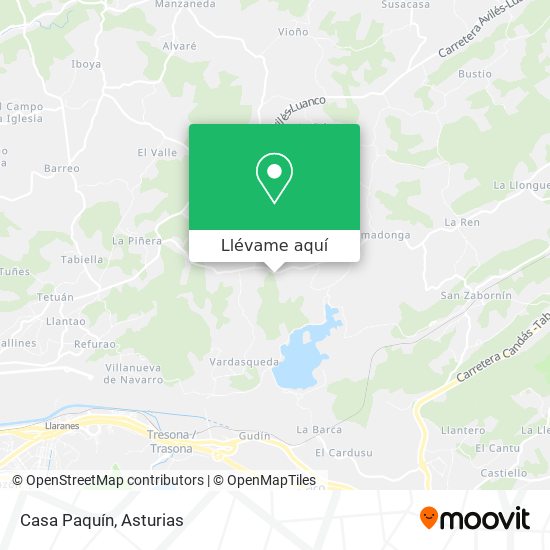 Mapa Casa Paquín