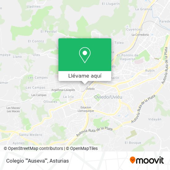 Mapa Colegio ""Auseva""