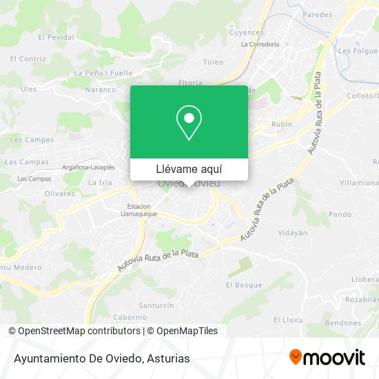 Mapa Ayuntamiento De Oviedo