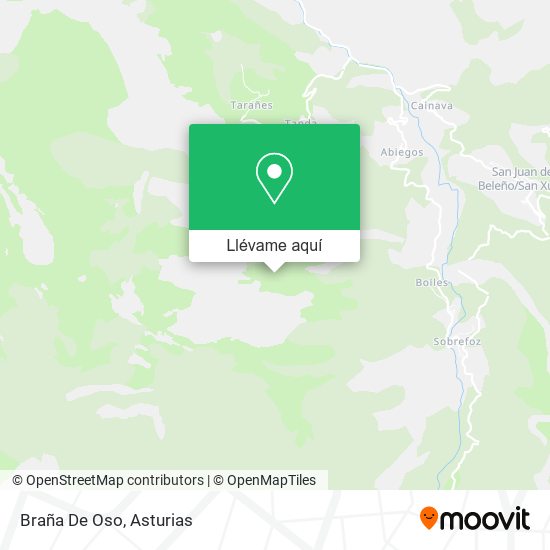 Mapa Braña De Oso
