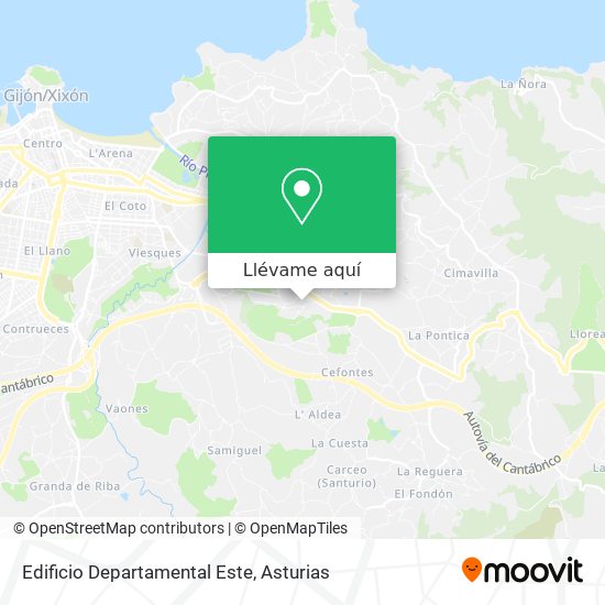 Mapa Edificio Departamental Este