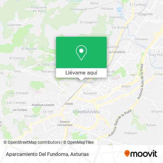Mapa Aparcamiento Del Fundoma