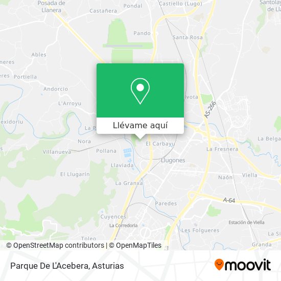 Mapa Parque De L'Acebera