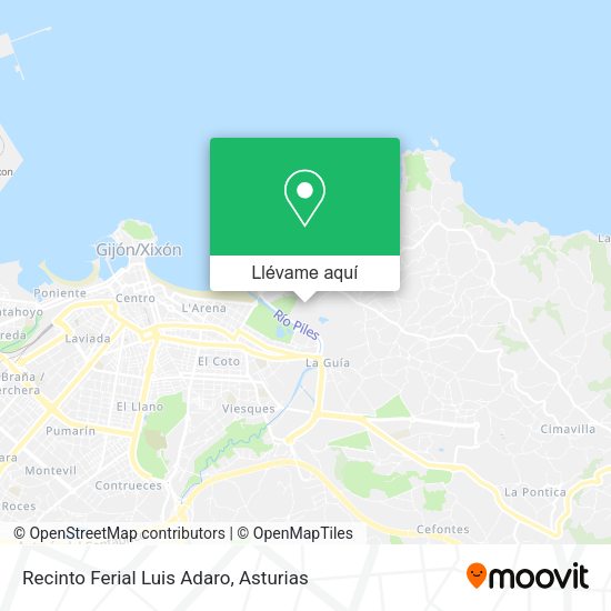 Mapa Recinto Ferial Luis Adaro