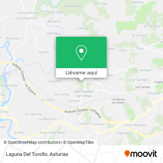 Mapa Laguna Del Torollo