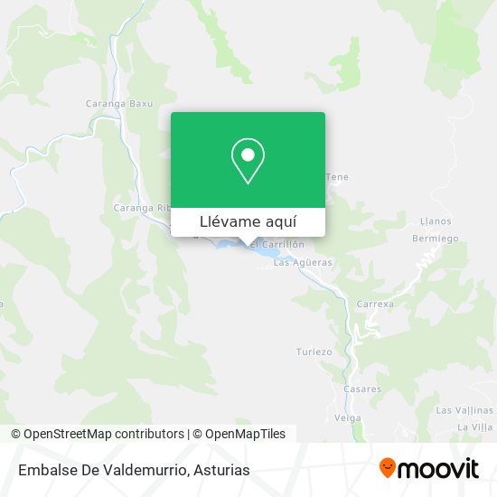 Mapa Embalse De Valdemurrio