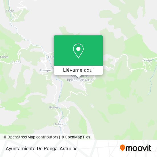 Mapa Ayuntamiento De Ponga