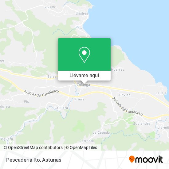 Mapa Pescaderia Ito
