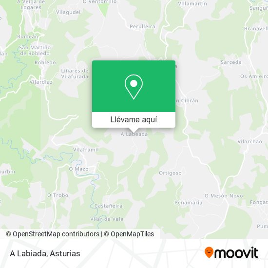 Mapa A Labeada (A Trapa)